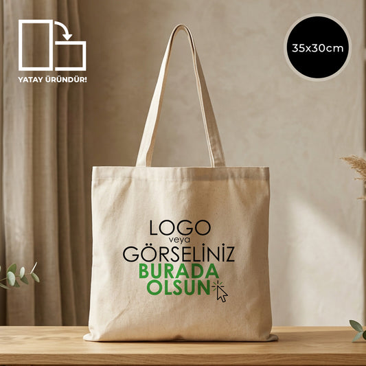 Gabardin Bez Çanta 35x30 cm (Özelleştirilebilir)