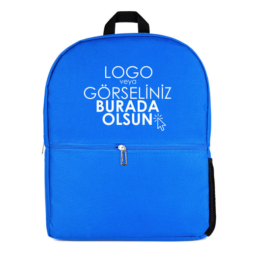 Sırt Çantası Okul Öğrenci Seyahat Promosyon İmperteks Mavi (Özelleştirilebilir)