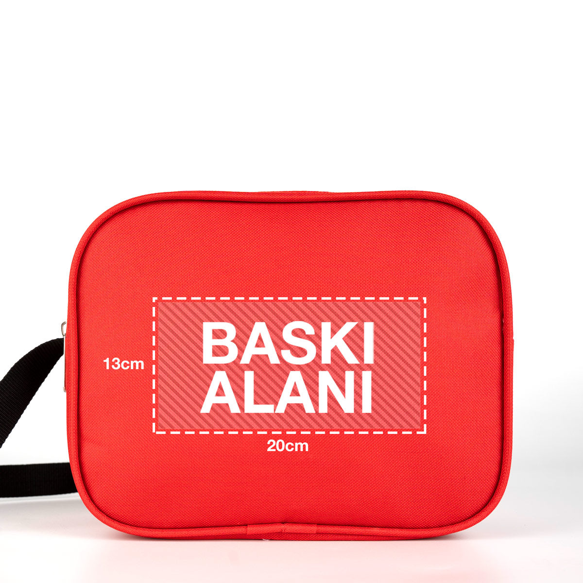 Okul Öğrenci Çanta Seti Sırt Çantası Beslenme Çantası Kalemlik Kırmızı (Özelleştirilebilir)