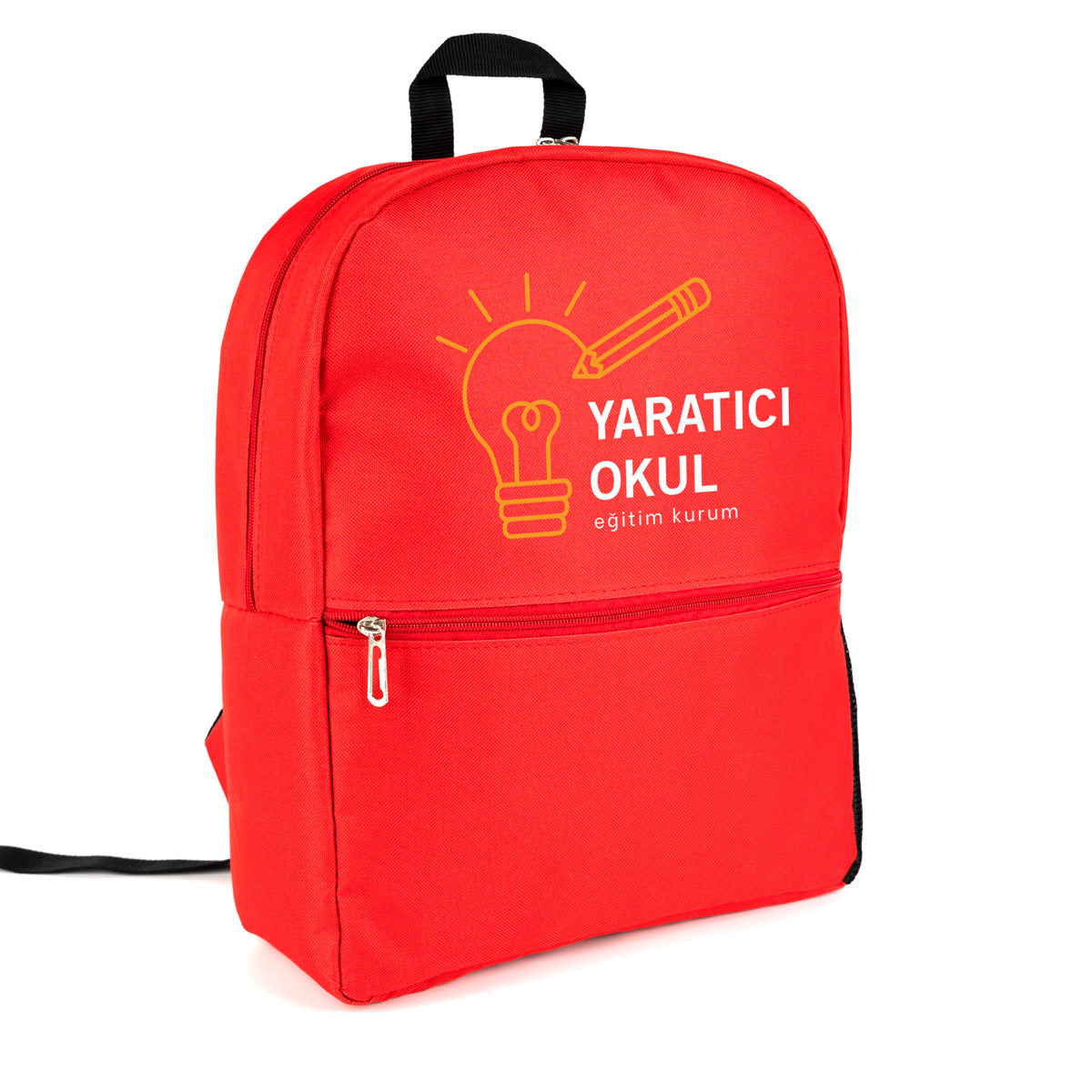 Sırt Çantası Okul Öğrenci Seyahat Promosyon İmperteks Kırmızı (Özelleştirilebilir)