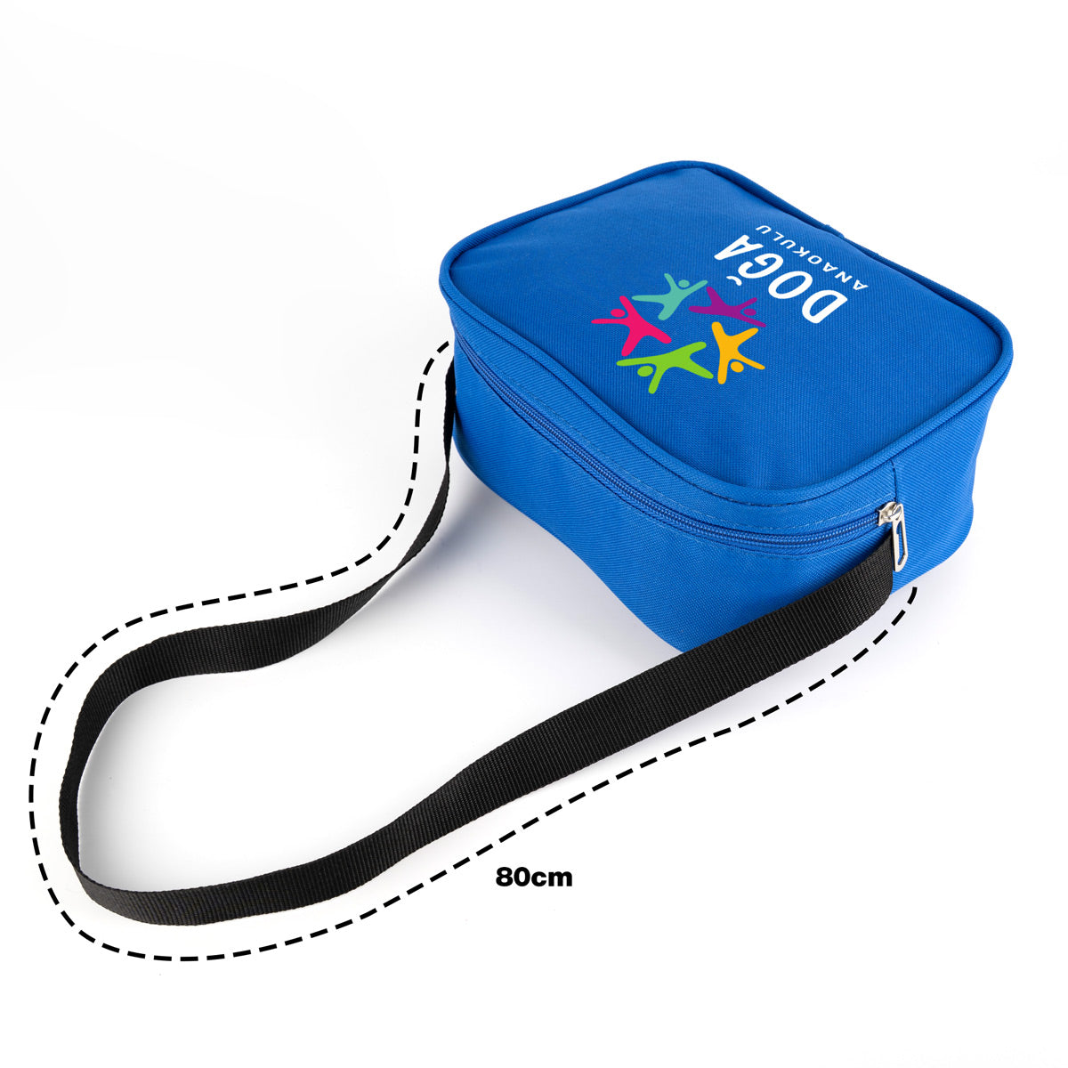 Okul Öğrenci Çanta Seti Sırt Çantası Beslenme Çantası Kalemlik Mavi (Özelleştirilebilir)