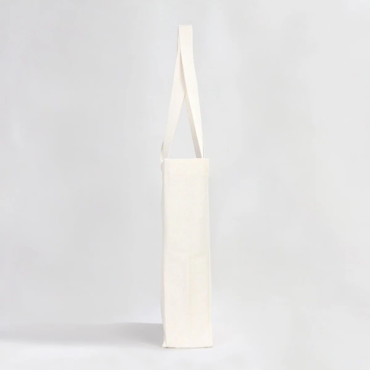 Tam Körüklü Kanvas Çanta - 35x40x10 cm - Örgü Kulp (Özelleştirilebilir)