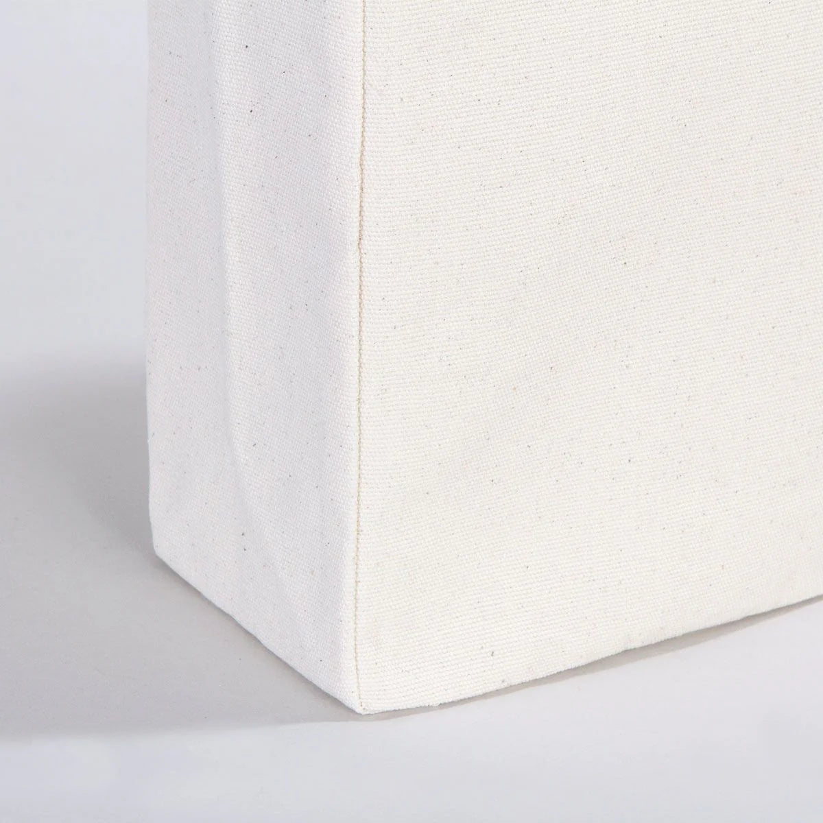 Tam Körüklü Kanvas Çanta - 35x40x10 cm - Örgü Kulp (Özelleştirilebilir)