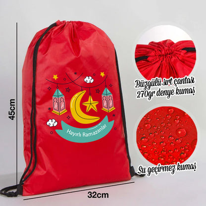 32x45 cm Kırmızı İmperteks Sırt Çantası - Bayram Çantam
