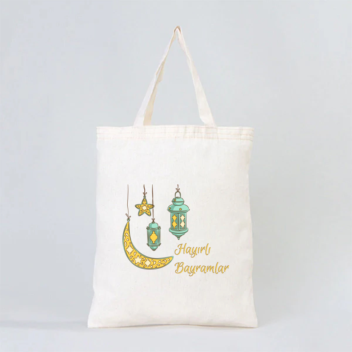 30x35 cm Ham Bez Çanta Kısa Kulp - Bayram Çantası