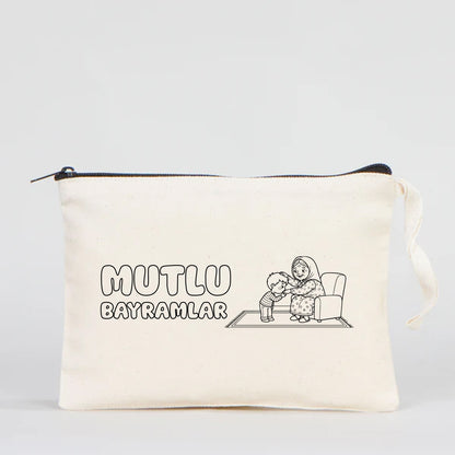 Boyanabilir 21x15 cm Clutch - Bayram Cüzdanı Astarsız