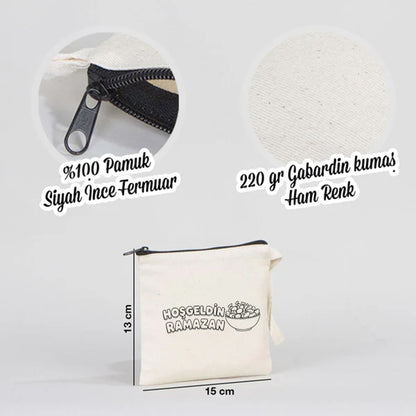 Boyanabilir 15x13 cm Clutch Astarsız Çanta - Bayram Hediyelik