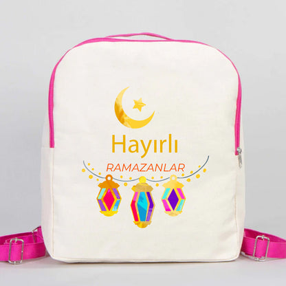25x32x10 cm Fuşya Renk VIP Kanvas Sırt Modeli - Bayram Çantası
