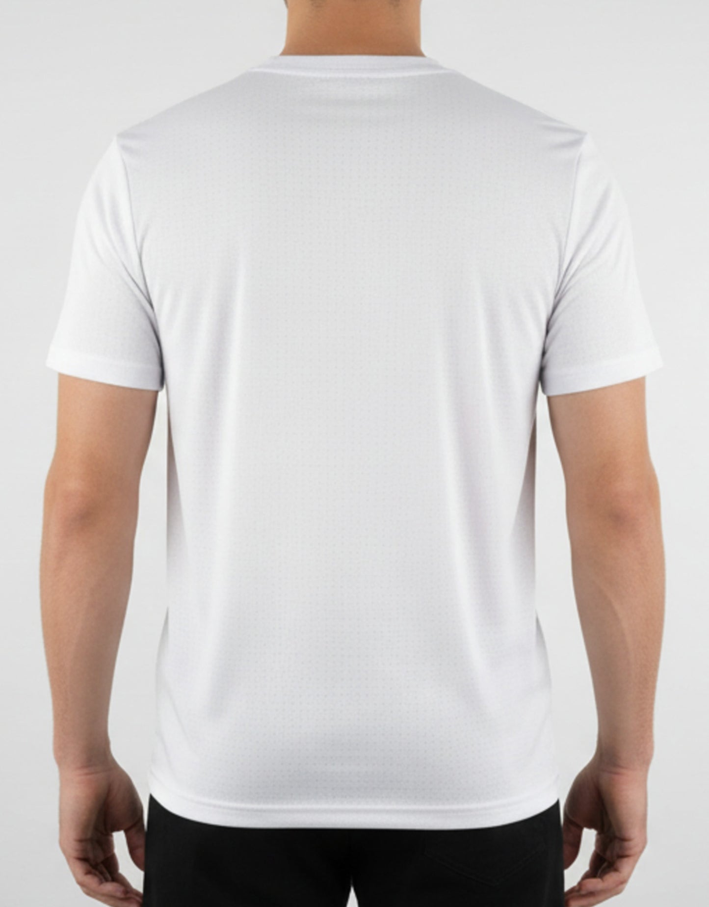 Beyaz Spor Tişört – Baskısız, Toptan Satış, Nefes Alabilir Kumaş