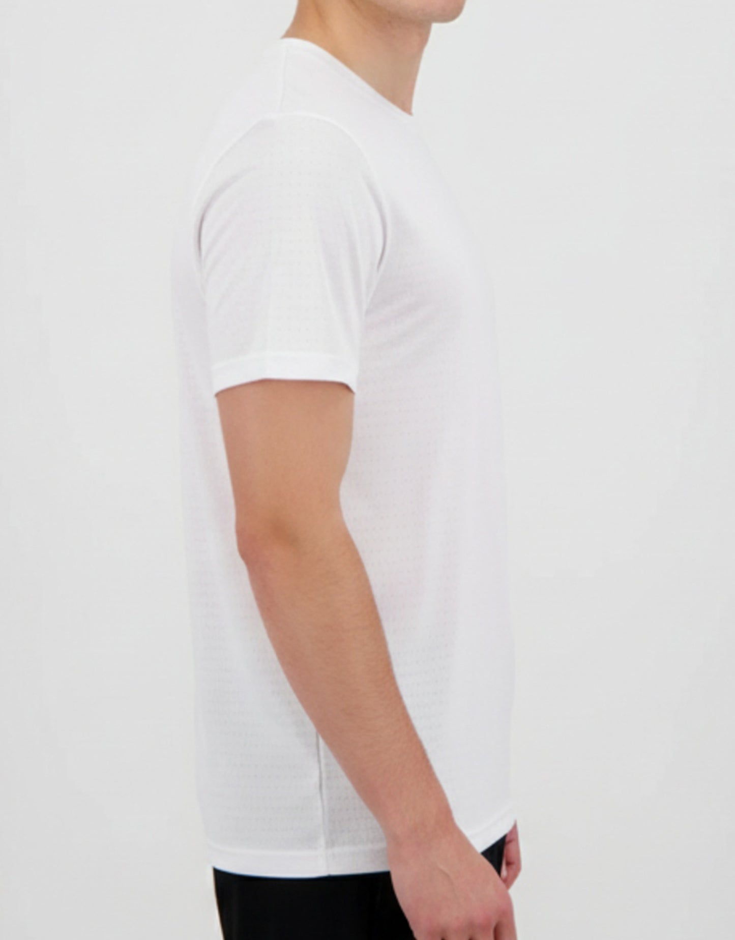 Beyaz Spor Tişört – Baskısız, Toptan Satış, Nefes Alabilir Kumaş