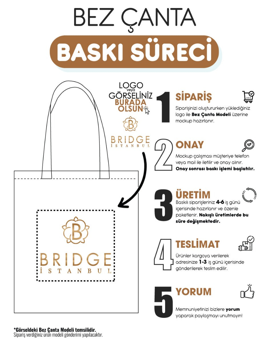 Gabardin Bez Çanta 35x40 cm (Özelleştirilebilir) - istepromosyon.com