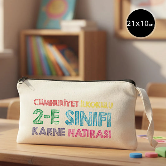 Karne Günü Hediyesi Bez Kalemlik – 21×10 cm (Özelleştirilebilir)