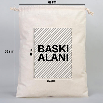 Bez Kese 40 x 50 cm (Özelleştirebilir) - istepromosyon.com