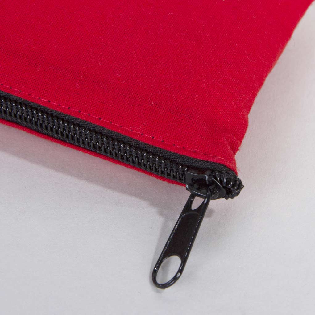 Kırmızı Bez Kalemlik Çanta 21x10 cm