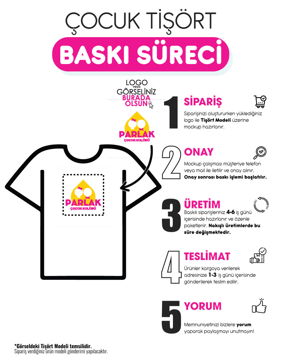 Baskılı Sweatshirt - 3 İplik, Şardonsuz (Özelleştirilebilir)