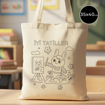 Karne Günü Boyanabilir Omuz Çantası –  (Özelleştirilebilir)