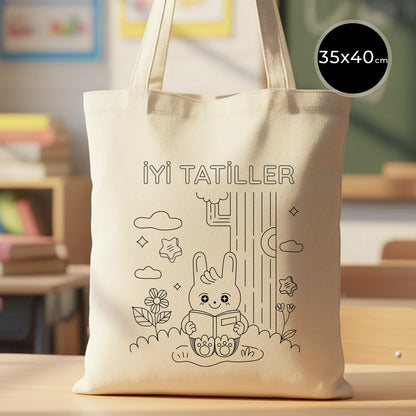 Karne Günü Çocuk Boyama Omuz Çantası