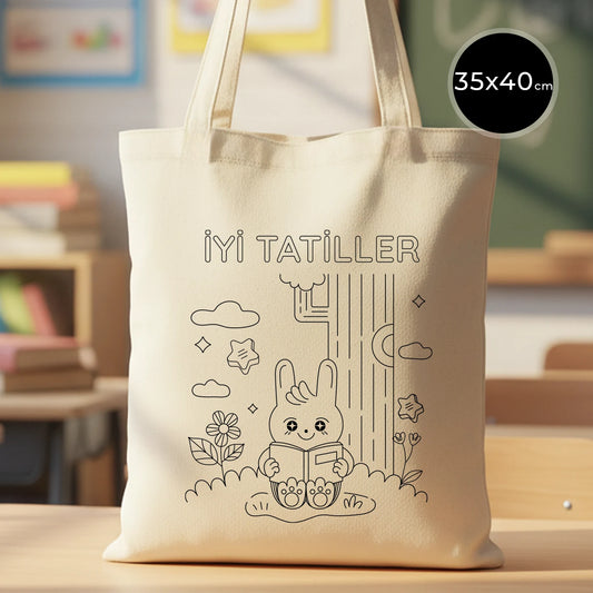 Karne Günü Çocuk Boyama Omuz Çantası