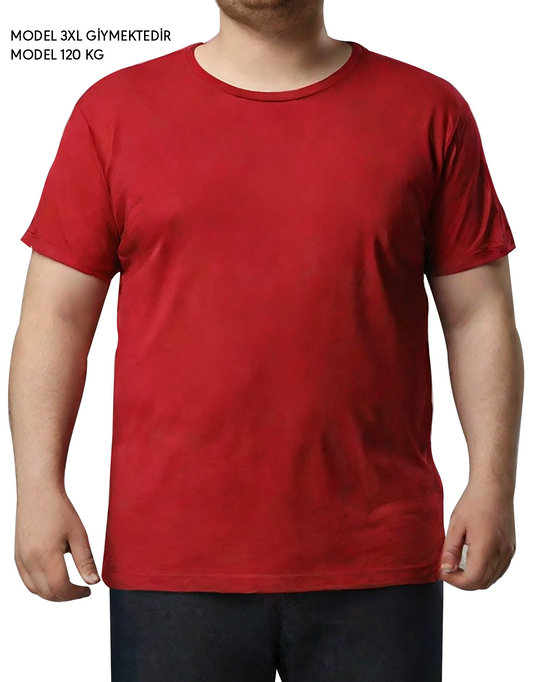 Büyük Boy Tişört - Kırmızı