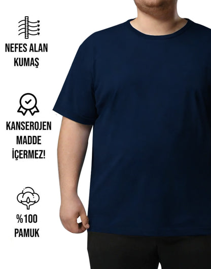 Büyük Boy Tişört -  Lacivert