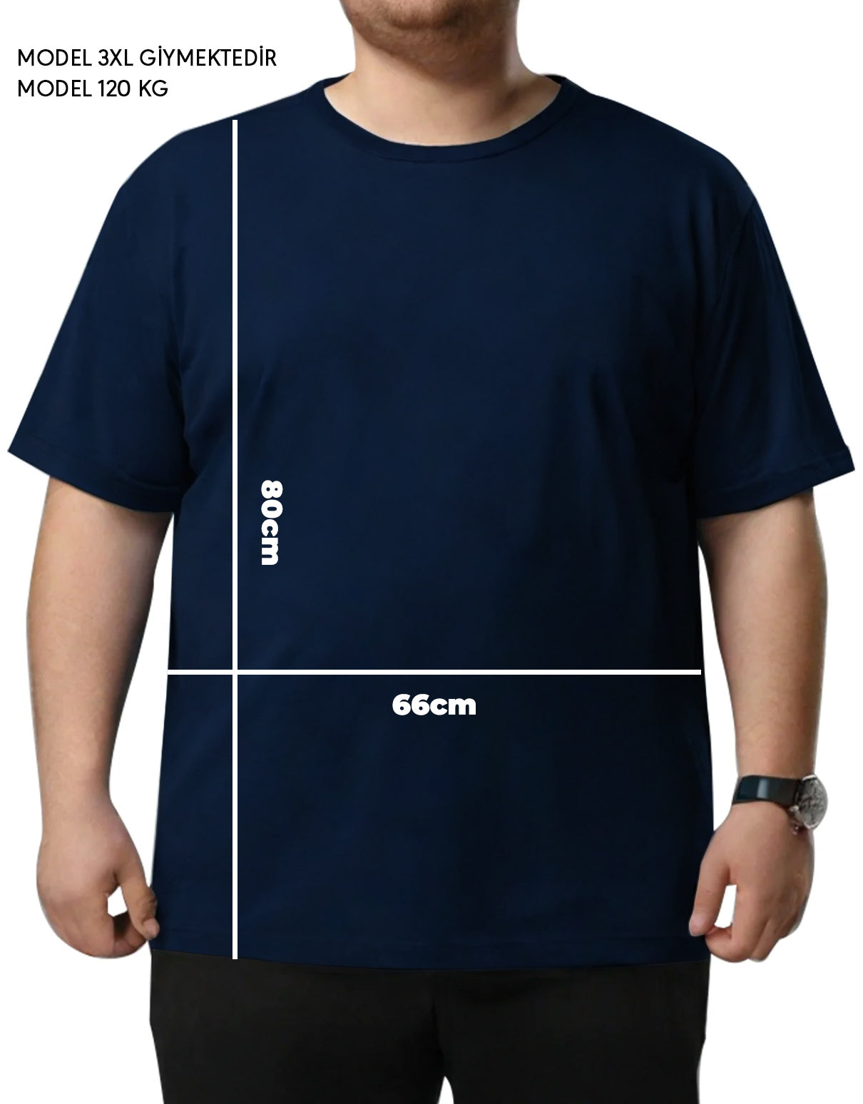 Büyük Boy Tişört -  Lacivert