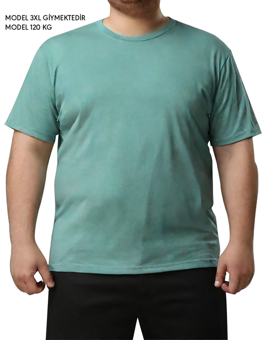 Büyük Boy Tişört - Mint Yeşil