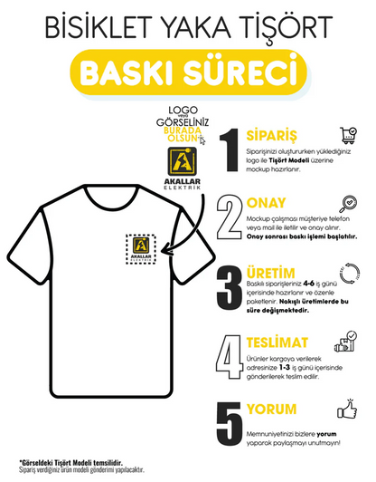 Büyük Boy T-shirt - Beyaz (Özelleştirilebilir)