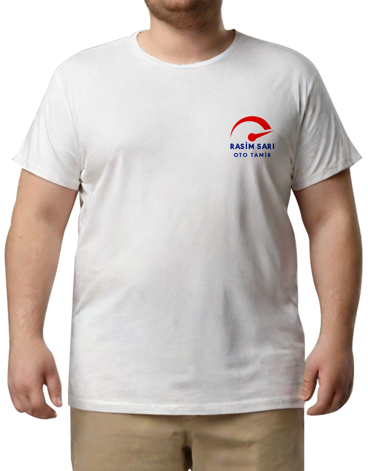 Büyük Boy T-shirt - Beyaz (Özelleştirilebilir)