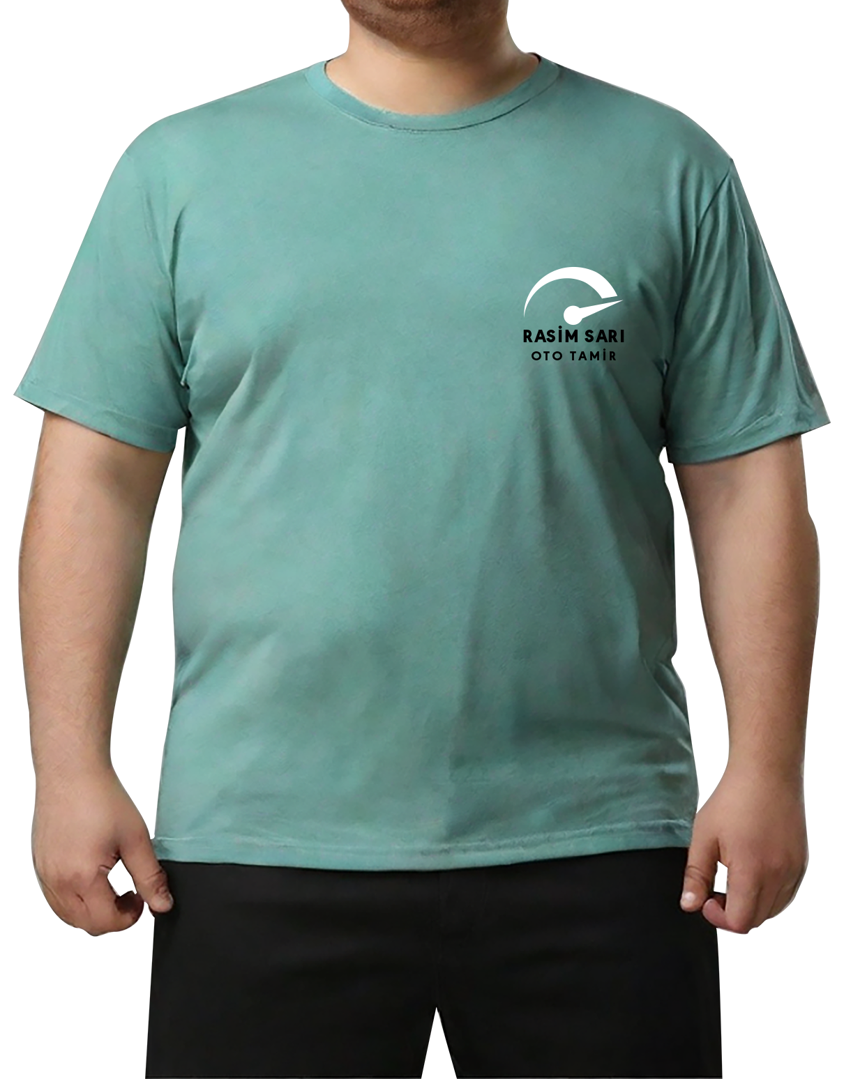 Büyük Boy Tişört -  Mint Yeşil (Özelleştirilebilir)