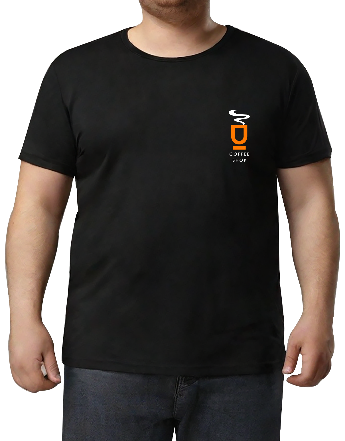 Büyük Boy T-shirt - Siyah (Özelleştirilebilir)