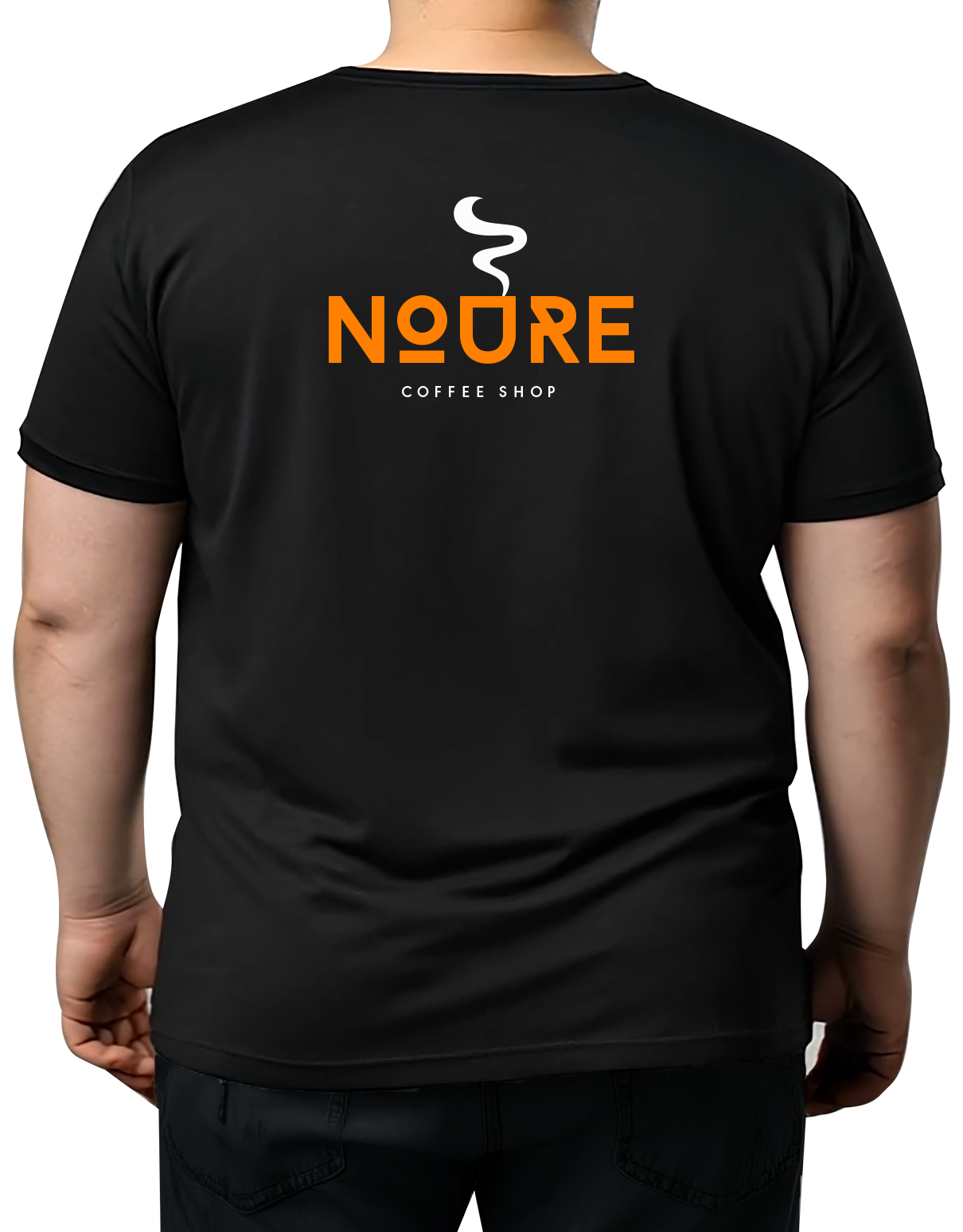 Büyük Boy T-shirt - Siyah (Özelleştirilebilir)