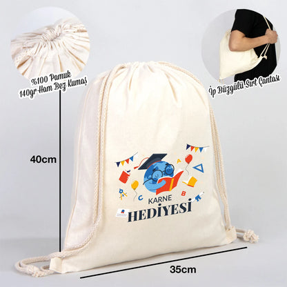 Karne Günü Çocuk Etkinlik Büzgülü Sırt Çantası – 35x40 cm