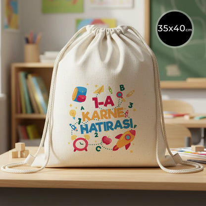 Karne Günü Çocuk Etkinlik Büzgülü Sırt Çantası – 35x40 cm