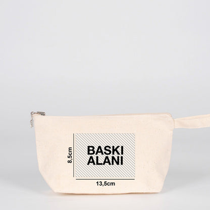 Kanvas Kalemlik/Clutch - Körüklü 22x12x5 cm (Özelleştirilebilir) - istepromosyon.com