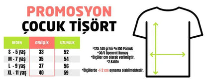 Boyanabilir Promosyon Tişört - 23 Nisan Hediyesi