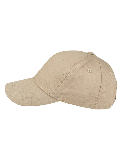 Premium Gabardin Şapka - Krem