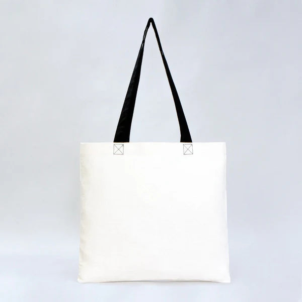 40x35 cm Siyah Gabardin Bez Çanta - Bayram Çantası