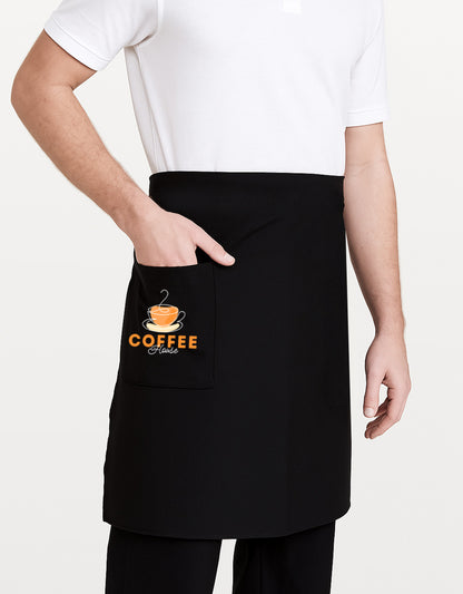 Baskılı Garson Önlüğü - Cepli