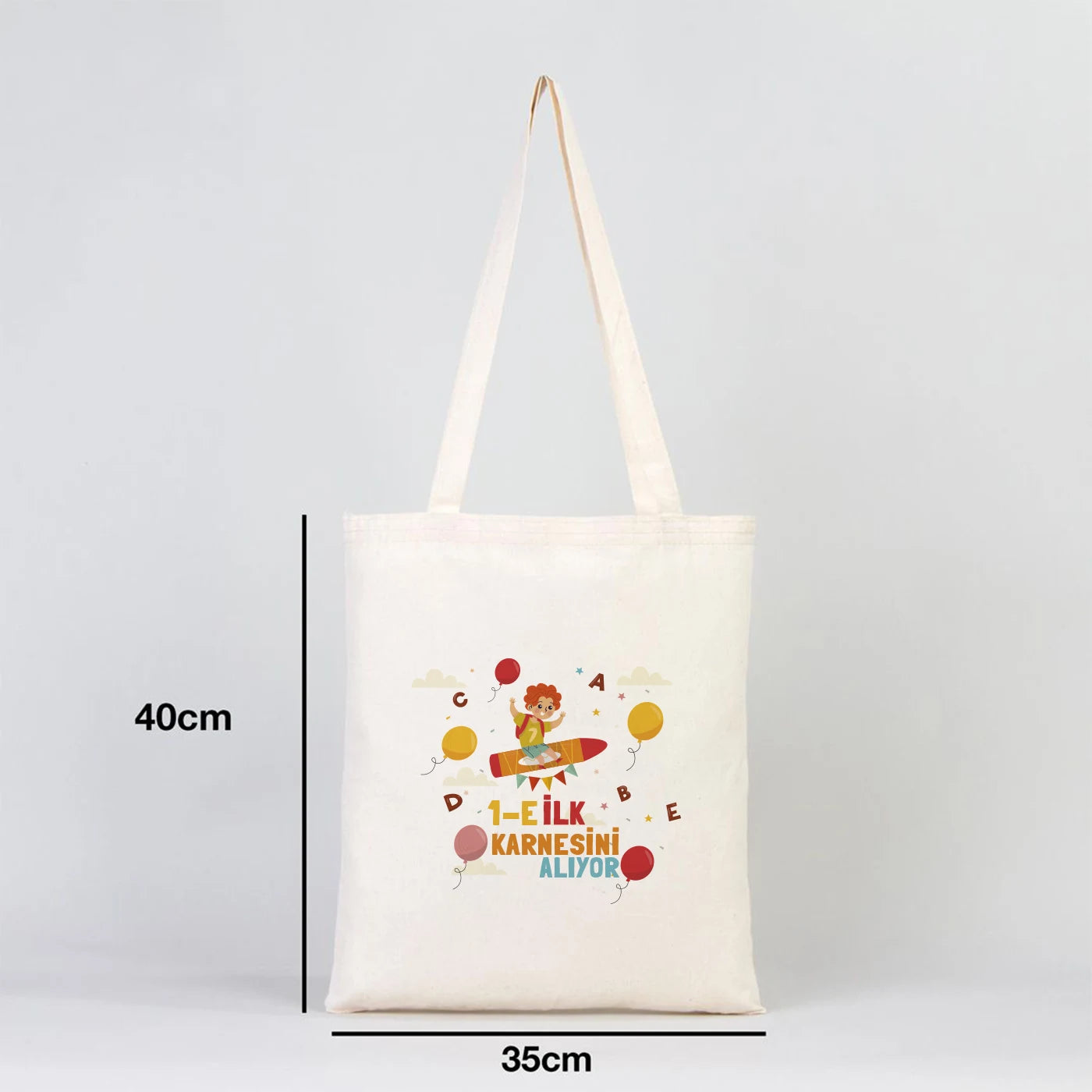 Karne Günü Hediyesi Ham Bez Çanta – 35x40 cm – Özelleştirilebilir