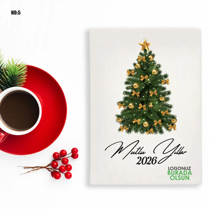 Yılbaşına Özel Baskılı Kanvas Defter (Özelleştirilebilir)