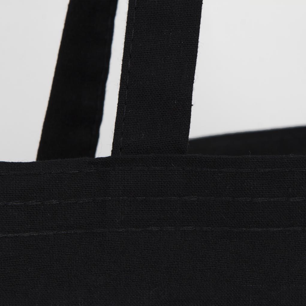 Ham Bez Fuar Çantası Siyah Renk 35x40 cm