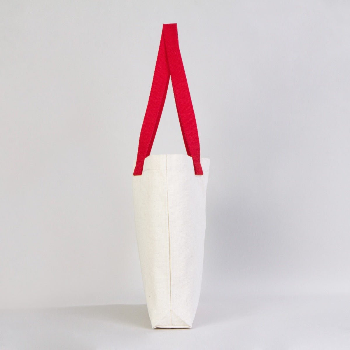 Yılbaşı Özel Modern Kanvas Çanta - Dıştan Renkli Örgü Kulp 45x35x8 cm - görsel 7