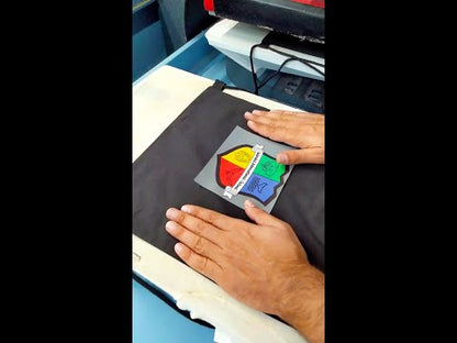 Gabardin Büzgülü Siyah Bez Sırt Çantası 35x40 cm (Özelleştirilebilir)