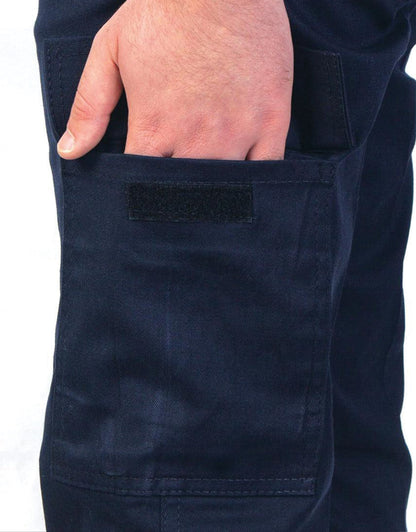 Baskılı İş Pantolonu Kargo Cepli - Lacivert (Özelleştirilebilir)