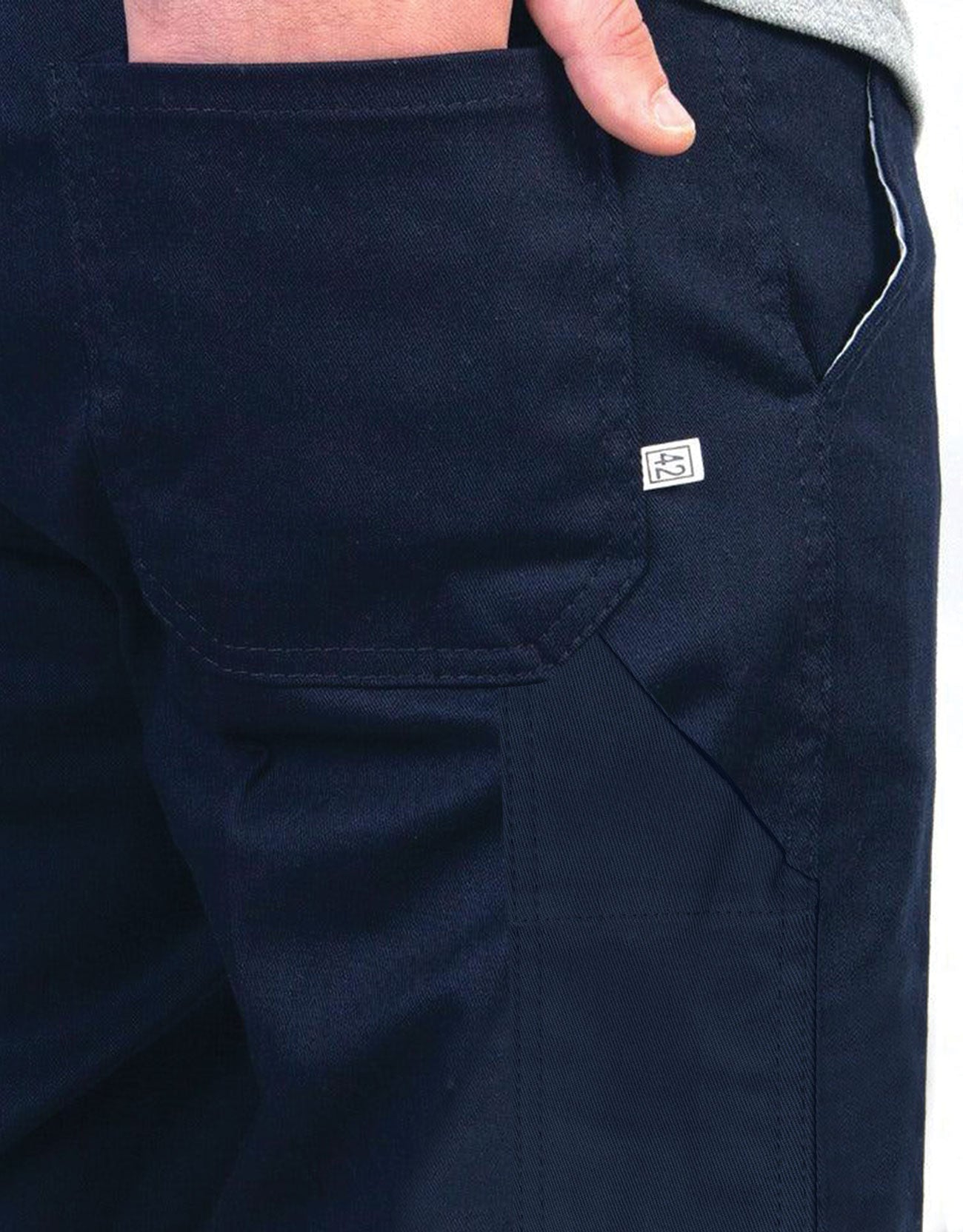 Baskılı İş Pantolonu Kargo Cepli - Lacivert (Özelleştirilebilir)