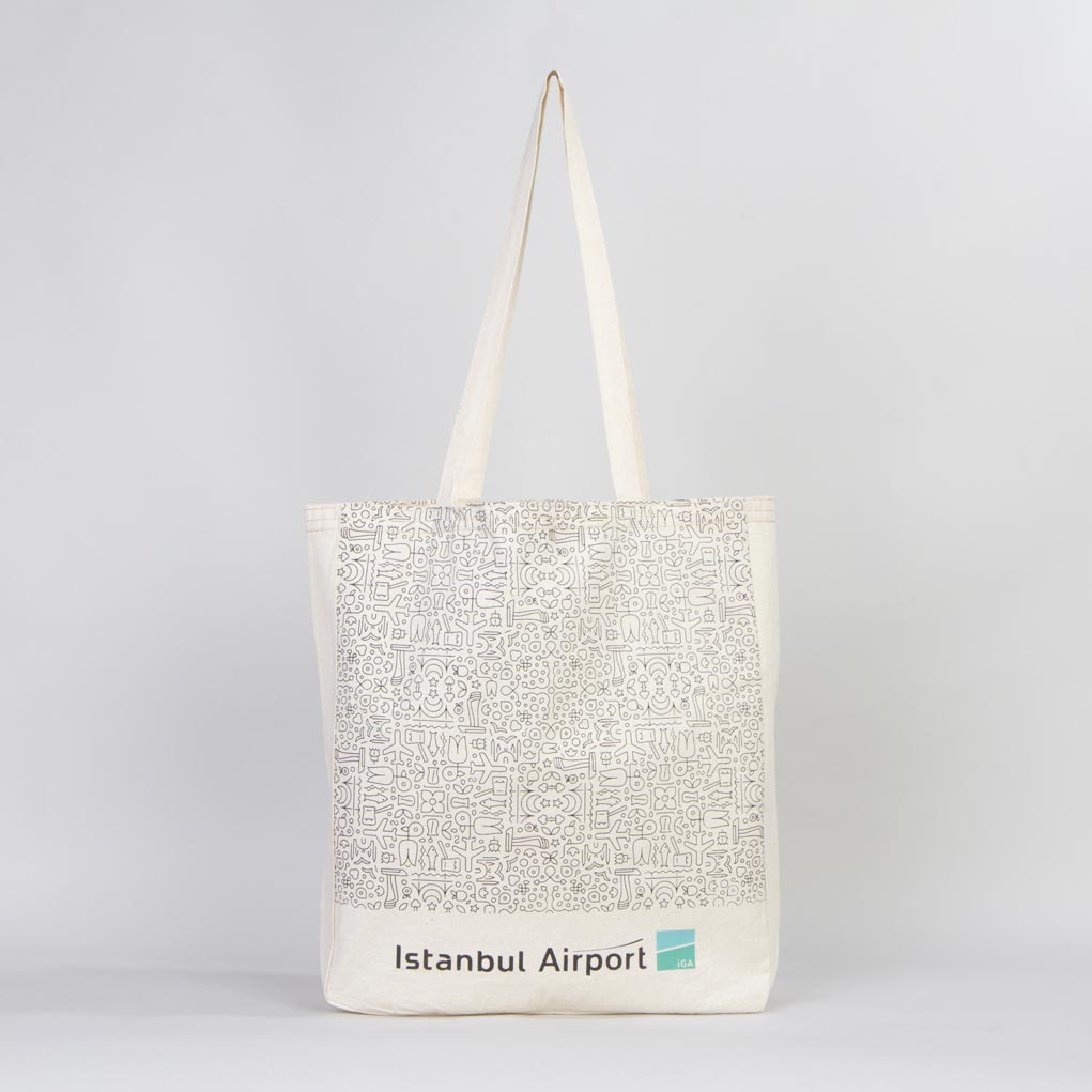 Full Gusset Customized Tote Bags 40x35x9cm