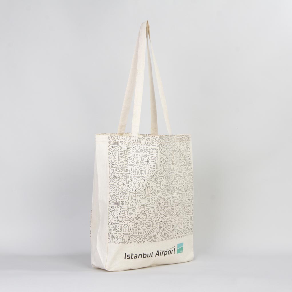 Full Gusset Customized Tote Bags 40x35x9cm