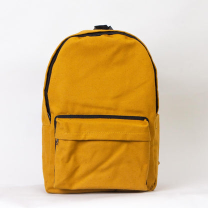 Kanvas Sırt Çantası Hardal - 28x43x10 cm