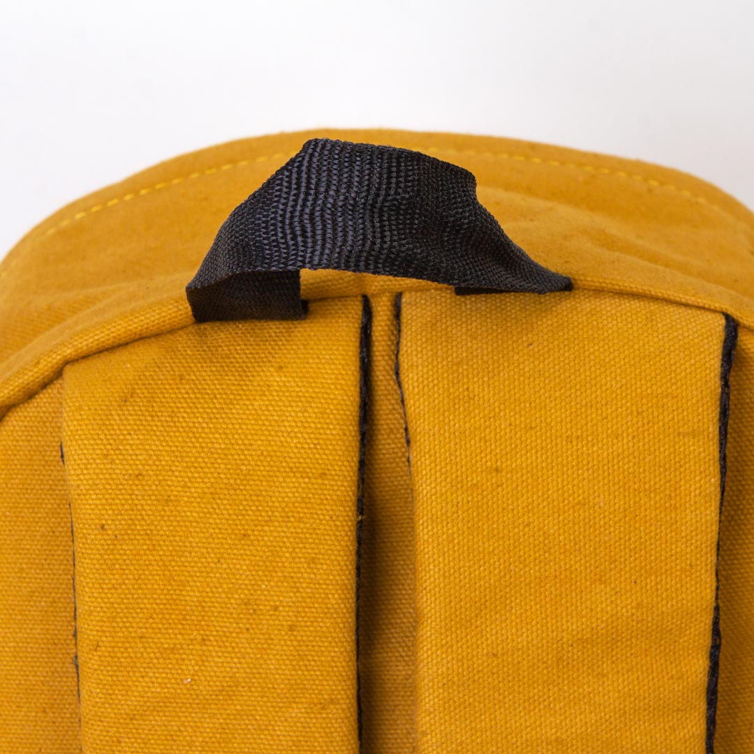 Kanvas Sırt Çantası Hardal - 28x43x10 cm