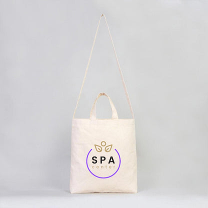 Kanvas Alışveriş Çanta İç Cepli Cift Kulplu Cırtlı Körüklü